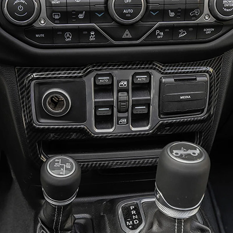 LHD! Для Jeep Wrangler JL 2018-2021 Гладиатор 2020 2021 красочное окно переключатель кнопки панель