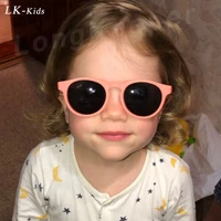 longkeeper rubber polarized sunglasses kids tr90 boys girls round sun glasses silicone safety glasses for children baby uv400