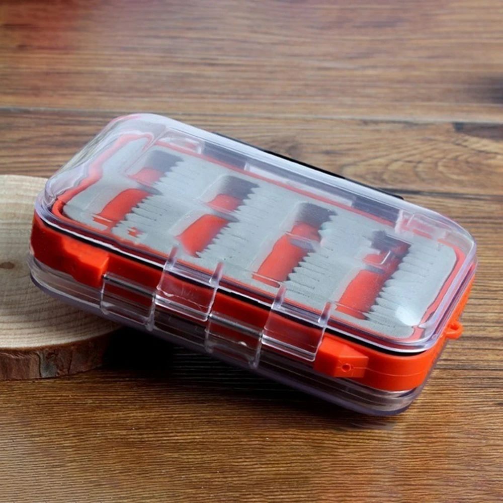 1pc Plastic Fishing Lure Box Gear Fish Squid Line Transparent Fly Hooks Outdoor Hook Road Accessories Boxs | Спорт и развлечения