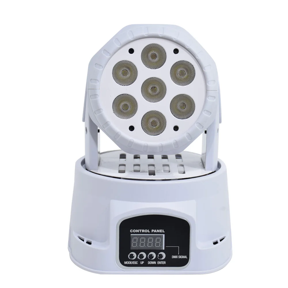 RGBW для сцены света движущиеся головы мыть луч вечерние DMX512 Led Dj Xmas DMX - Цвет: white