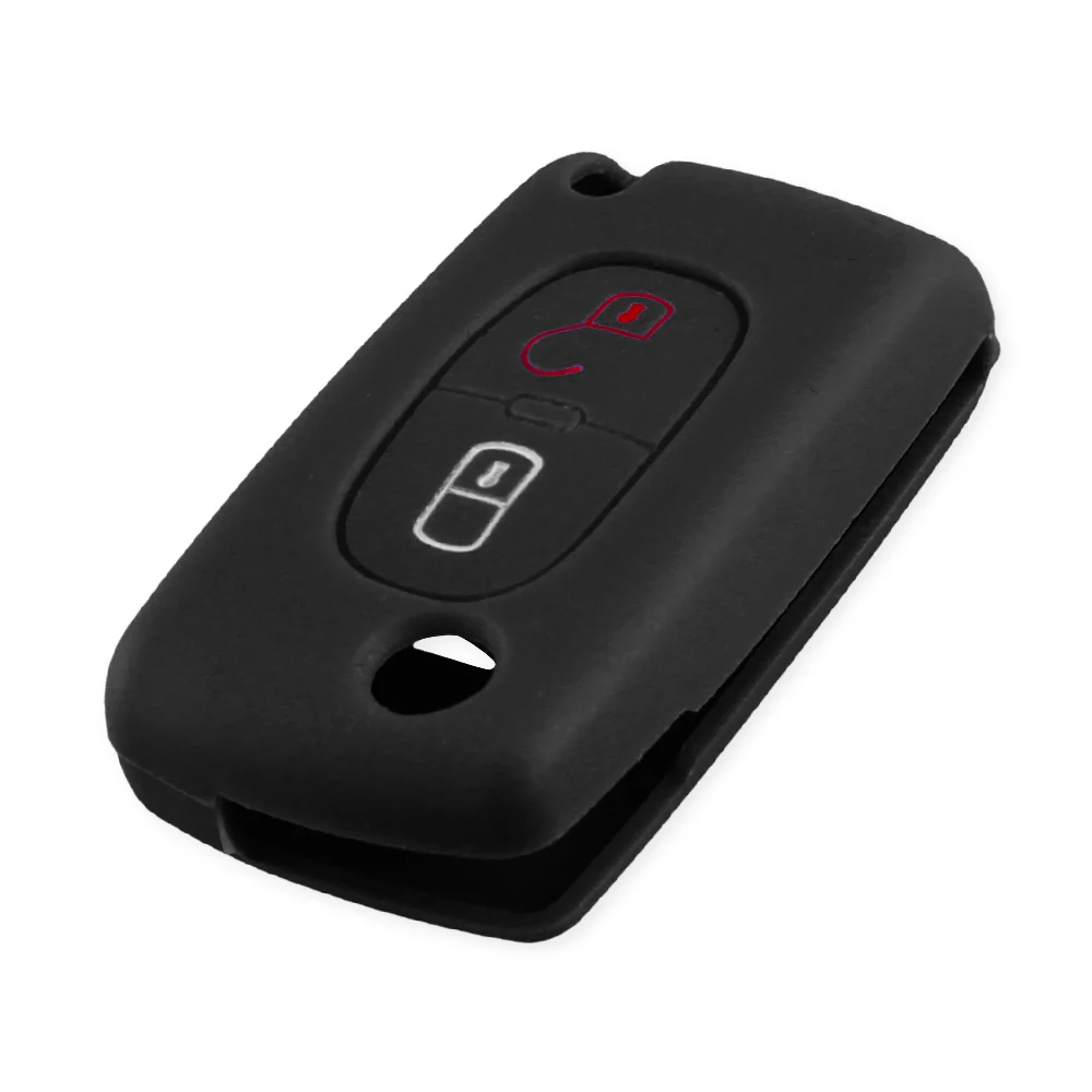 

Силиконовый чехол KEYYOU 2/3 для Citroen Xsara Picasso C2 C3 C4 C5 C6 C8 Peugeot 107 206 207 307 308 406