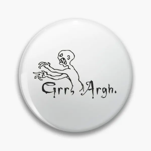 

Grrr Argh Soft Button Pin Gift Lapel Pin Creative Collar Hat Women Decor Lover Cartoon Jewelry Clothes Brooch Funny Metal Cute