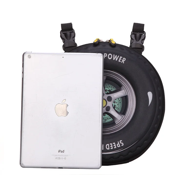 Креативный Детский рюкзак с объемными шинами милый школьный в форме колеса