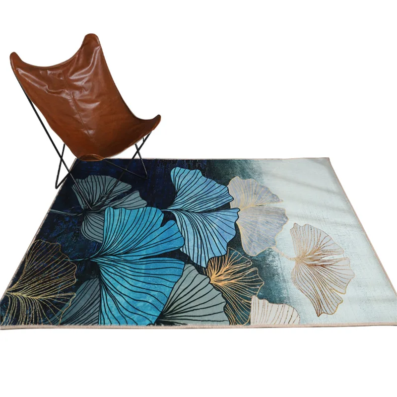 

Imitation Cashmere Nordic Minimalist Living Room Carpet Custom Bedroom Carpet Bedside Luxury Home Carpet Living Room Decoration