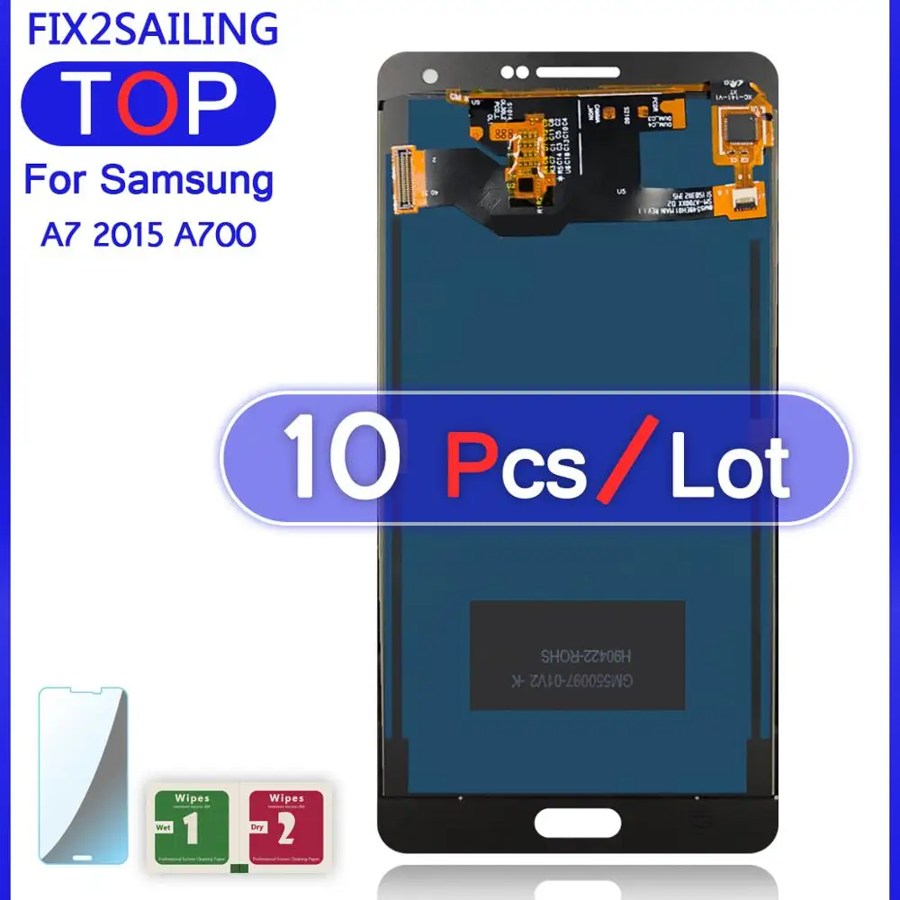 ЖК-дисплеи для Samsung Galaxy A7 2015 A700 A7000 A700H A700F A700FD 10 шт. | Мобильные телефоны и