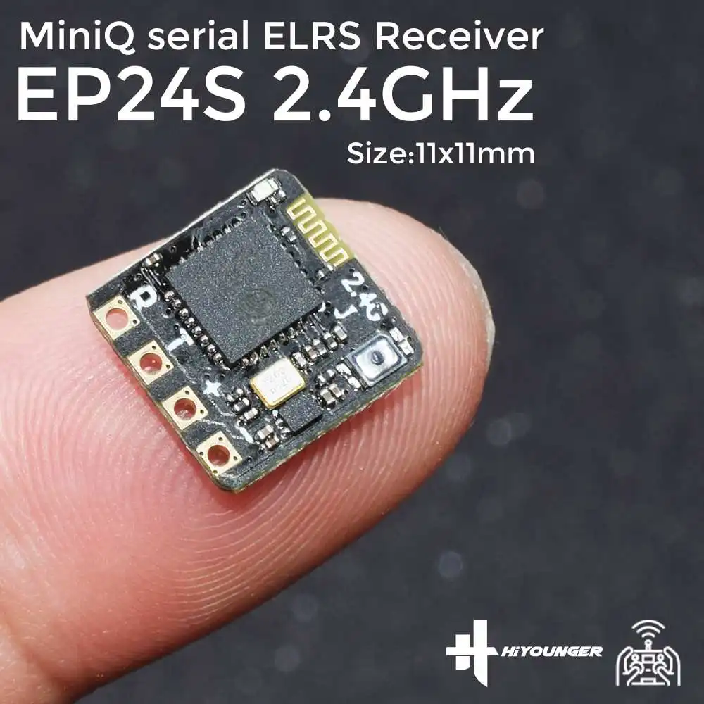 

Приемник hiyoung для радиоуправляемого квадрокоптера ELRS 2,4G RX MiniQ EP24S