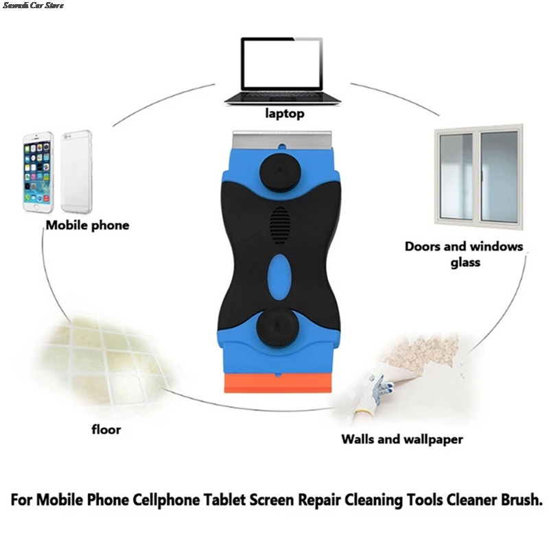 

Double-headed Rubber Shovel Car Filming Tool Cleaning Shovel Squeegee Glass Shovel Cleaning Plastic Shovel For Keyboard Window