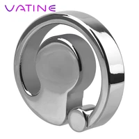 vatine stainless steel ball scrotum stretcher penis rings scrotum rings pendant bondage cock ring sex toy for men