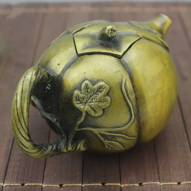 Home Decoration of Chinese Brass Leaf Wine Bottle | Дом и сад