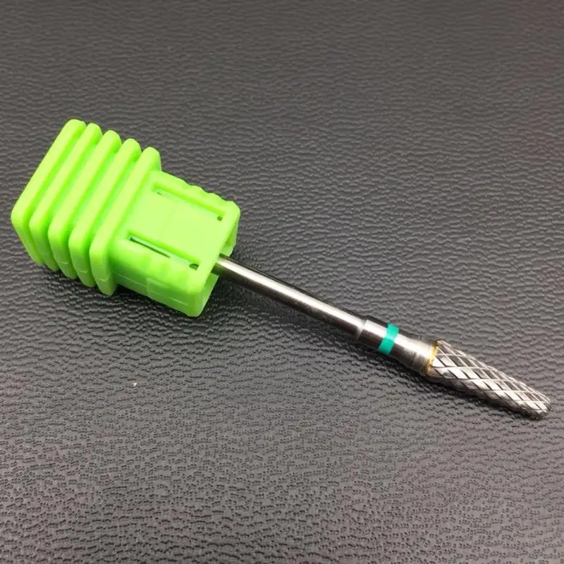 4 размера цилиндрические карбидные сверла для ногтей электрической маникюрной