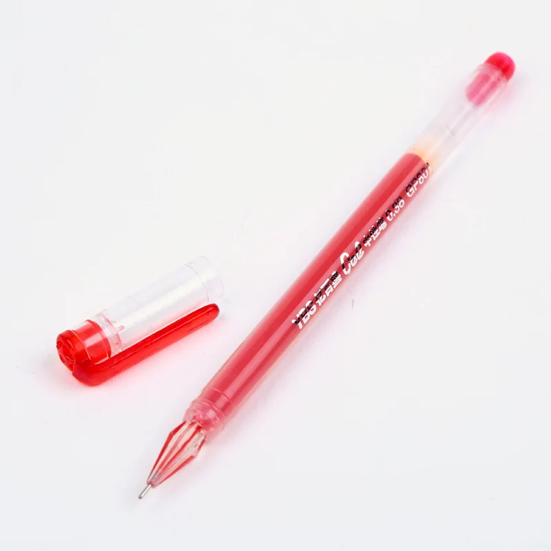 3 шт . рекламная Алмазная головка прозрачная гелевая ручка 0 5 мм красные черные