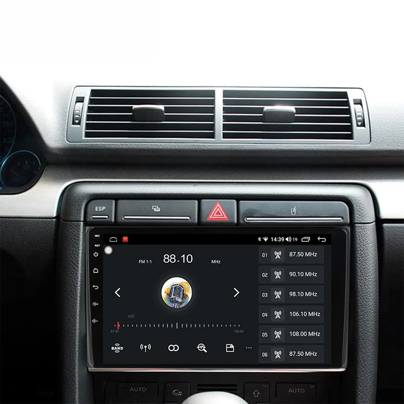 Verkaufen Lüfter! Android11 6GB + 128GB Auto Radio Multimedia Video Player GPS Navigation Für Audi A4 B6 B7 S4 B7 B6 RS4 B7 Keine 2 Din DVD