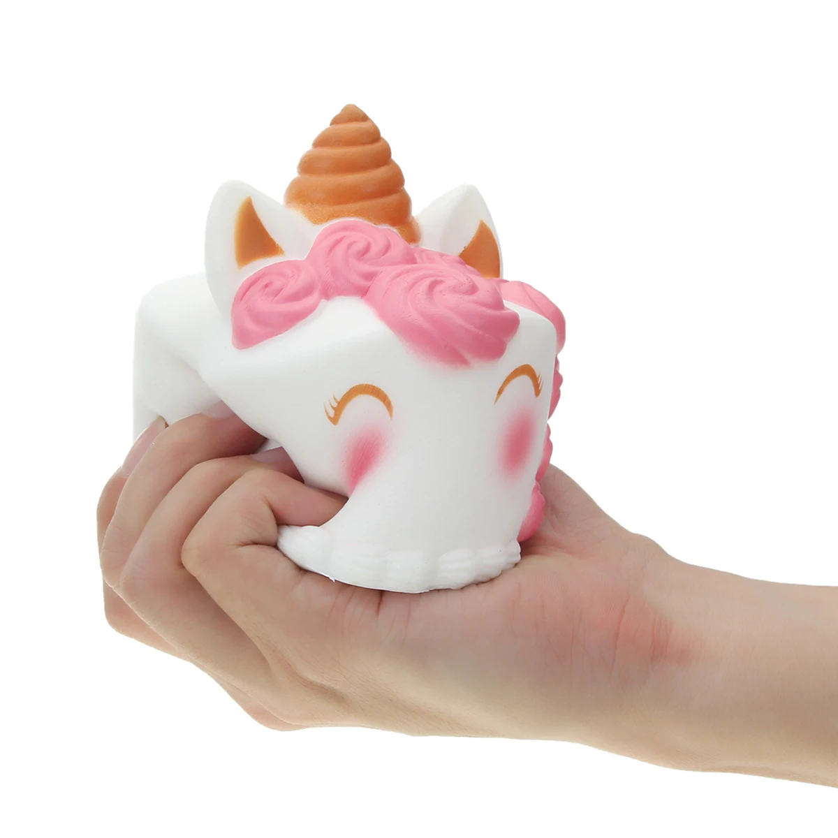 Сжимаемый милый Единорог/Русалка/КИТ торт сжимаемые медленно растет крем