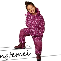 childrens winter outdoor coveralls ski suits liner quilted lined with velvet windproof and snow water
