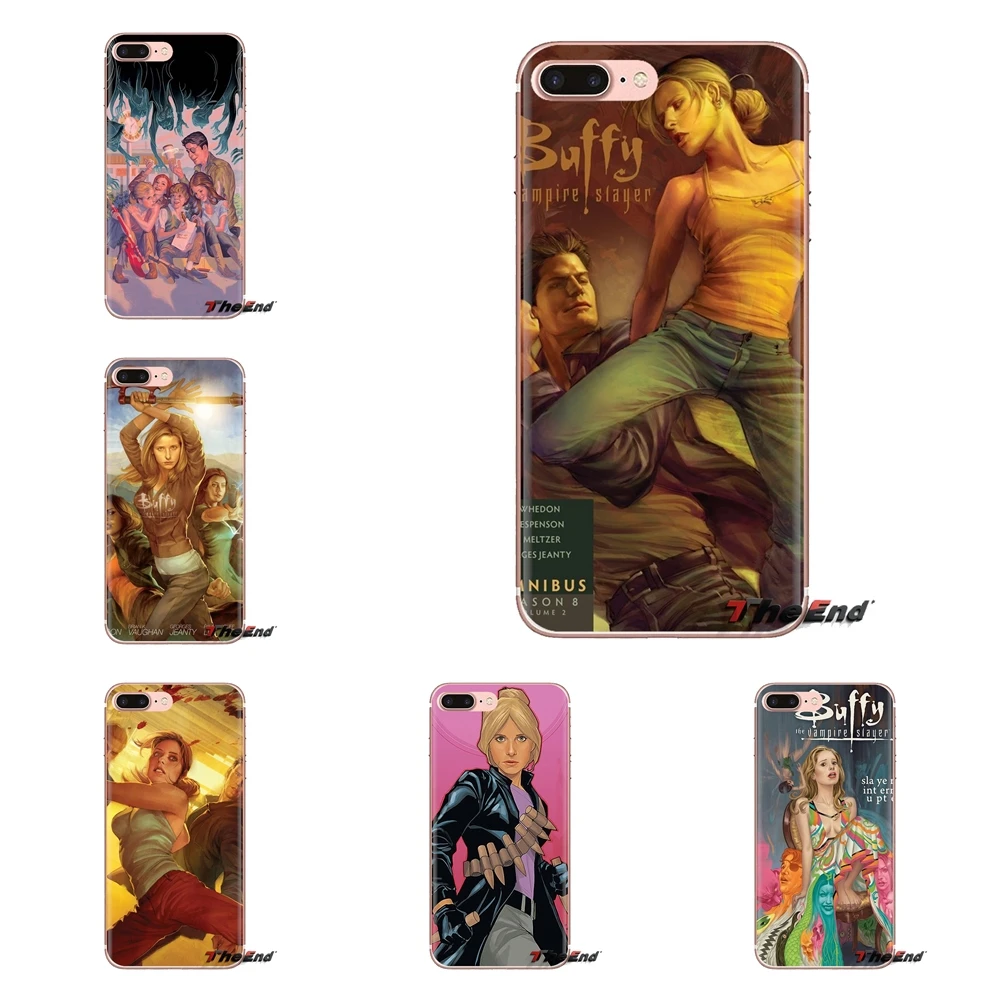 Баффи-Охотник на вампиров мягкий прозрачный просвечивающийся чехол Чехлы для