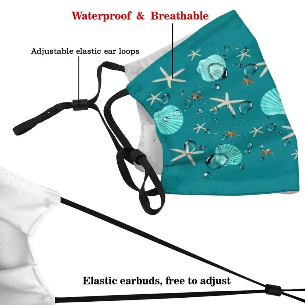 Морская звезда моющиеся трендовые индивидуальные Pm2.5 фильтр маска дизайн