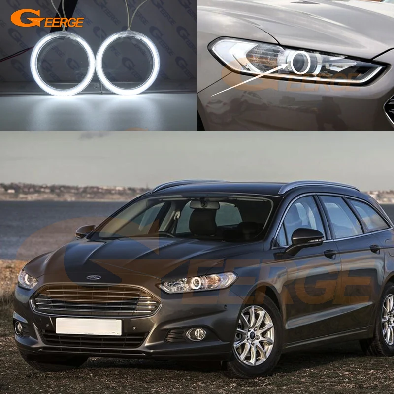 Для Ford Mondeo mk5 Fusion галогенная фара отличная ультра яркая CCFL ангельские глазки