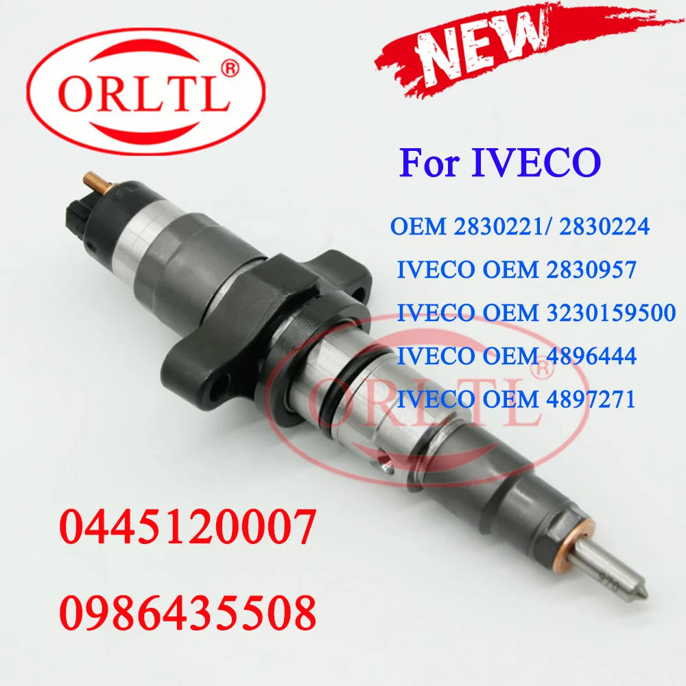 

ORLTL 0445120054 auto fuel injector assy 0 445 120 054 diesel spare parts inyector 0445 120 054 for iveco 2855491 504091504