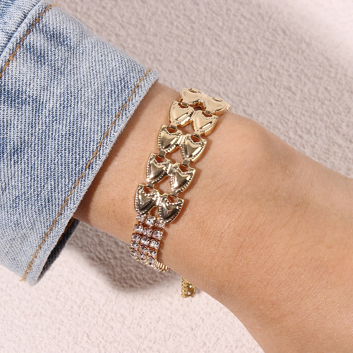 

BL316 Limeng ювелирные изделия от производителя, модный ночной клуб, Блестящий металлический браслет-цепочка с зажимами, сексуальный браслет в ф...