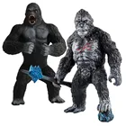 Крупная Имитация животных шимпанзе Gorilla модель фигура девушки, Детские кубики, игрушки для мальчиков сценарий с орнаментом для машины для обучения детей King Kong подарок