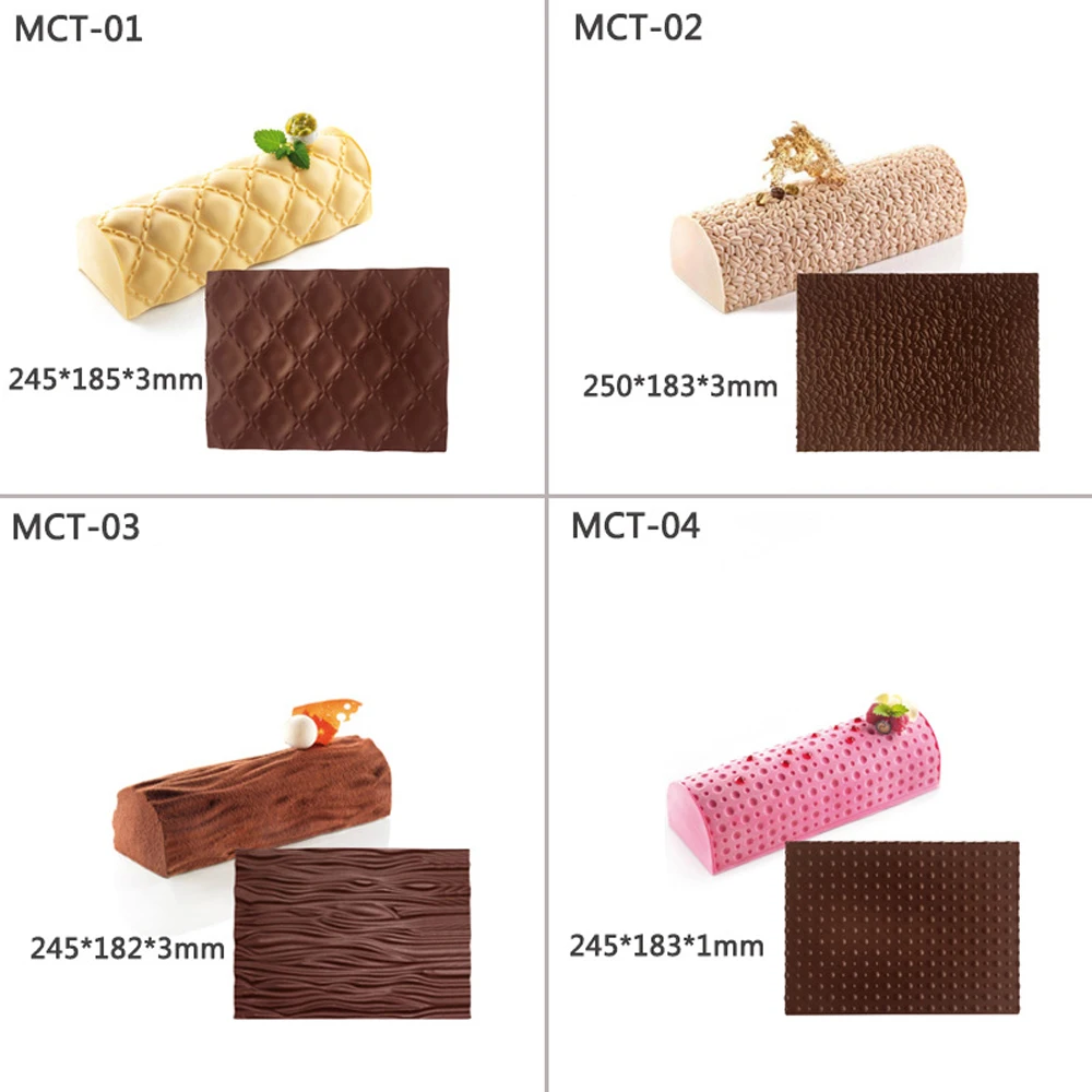 Силиконовая форма для кексов Yule Log большая силиконовый коврик мастики кружевные