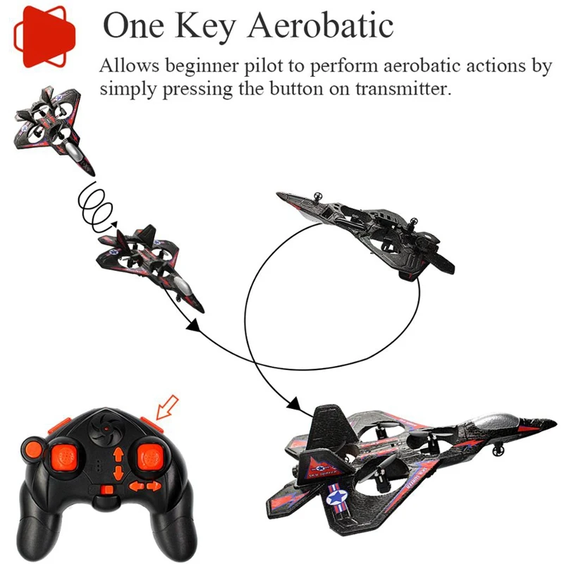 thunder jet x lc222 250мм размах крыльев rc самол