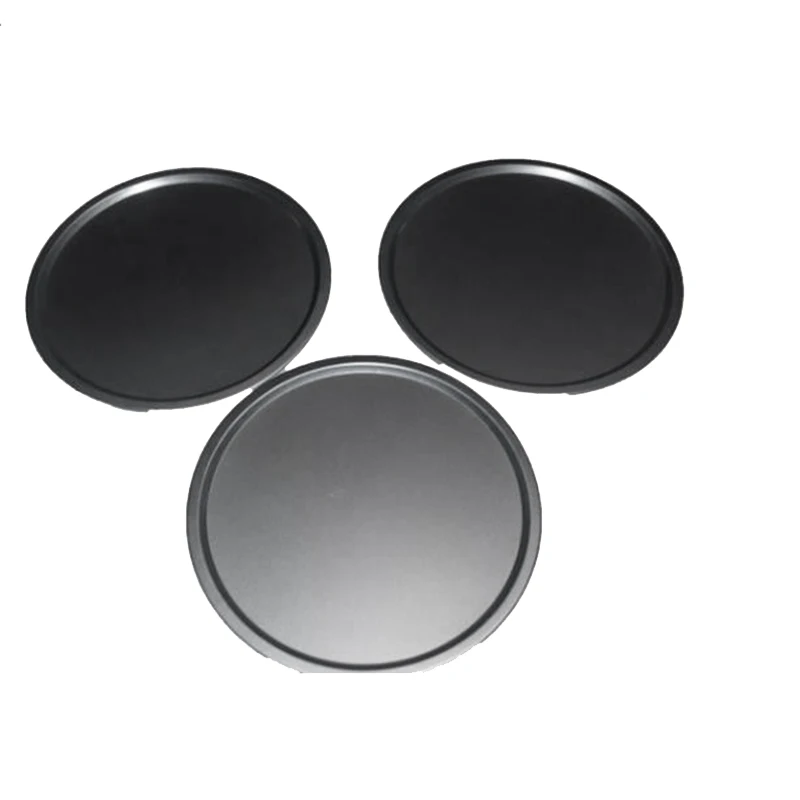 

3 Pcs антипригарный Пицца Пан Формы для выпечки углерода Сталь тарелка для пиццы круглый противень для пиццы лоток Пресс-формы для выпечки-12 д...