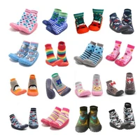 children socks soft bottom non slip floor girl boy newborn child shoes socks with rubber soles children baby sock