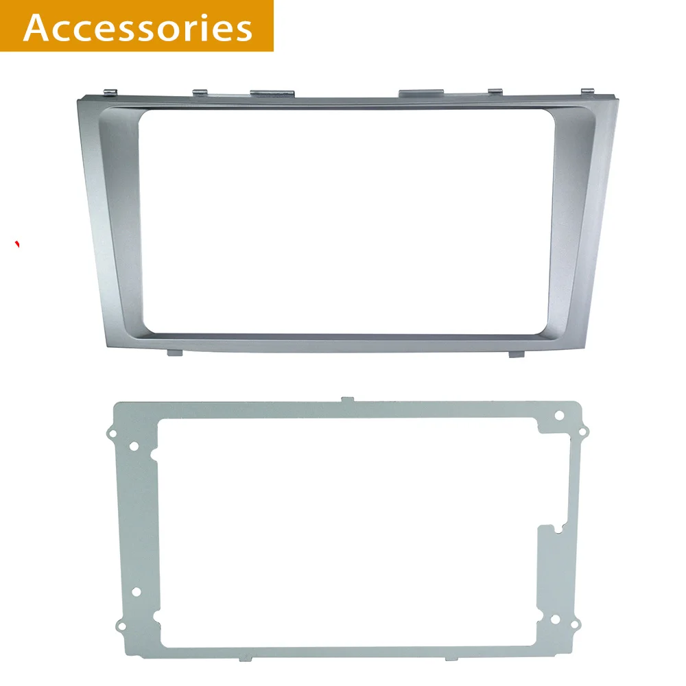Автомобильный радиоприемник 9 дюймов 2 Din комплект для установки приборной панели