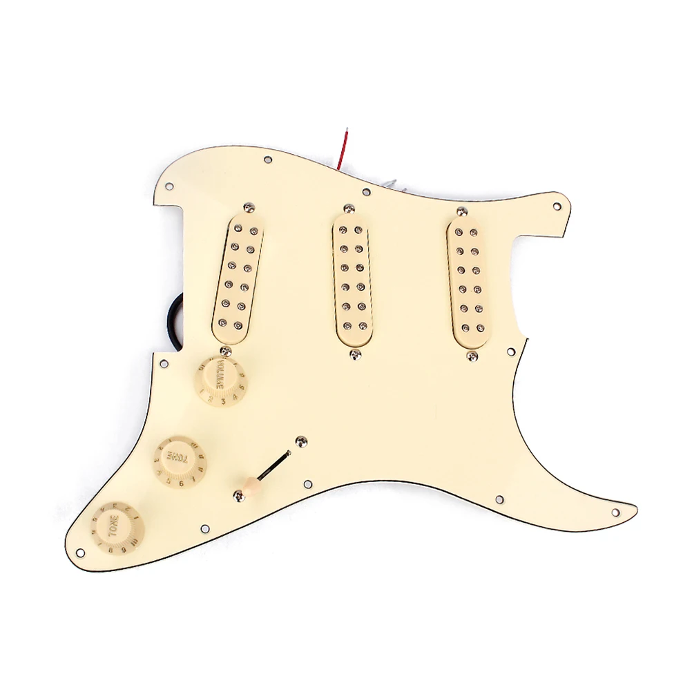 1 комплект sss насадок набор ручков управления для электрогитары Humbucker Pickguard