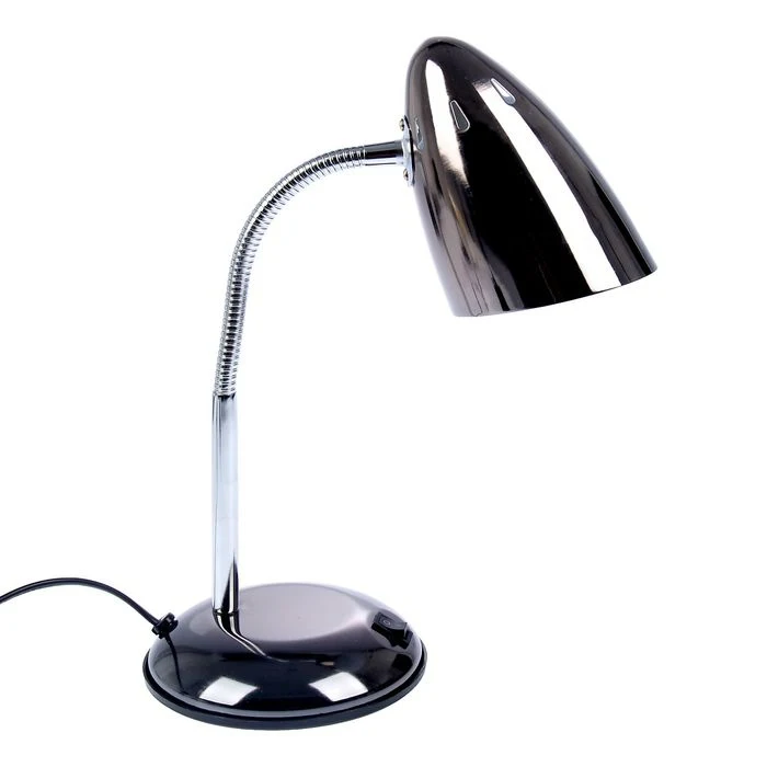 Лампа настольная &quotМеталлик&quot чёрная Е27|Настольные лампы| |