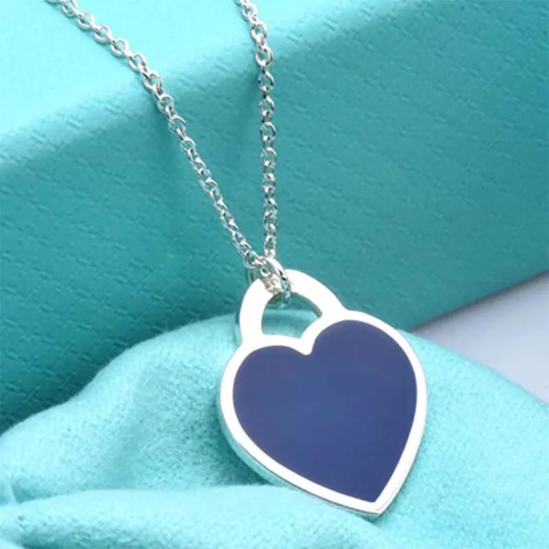 

Law 925 Silver Double Heart Necklace, silver chain, heart to heart, lover's gift, free delivery