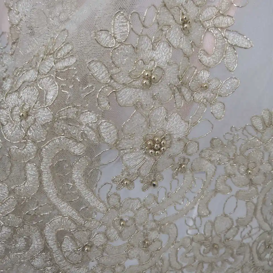 

Private Luxury Gold Pearl Perspective Mesh Bodysuit and Mini Skirt Two Piece Set Sexy Party Club Wear Women Sets Outfit