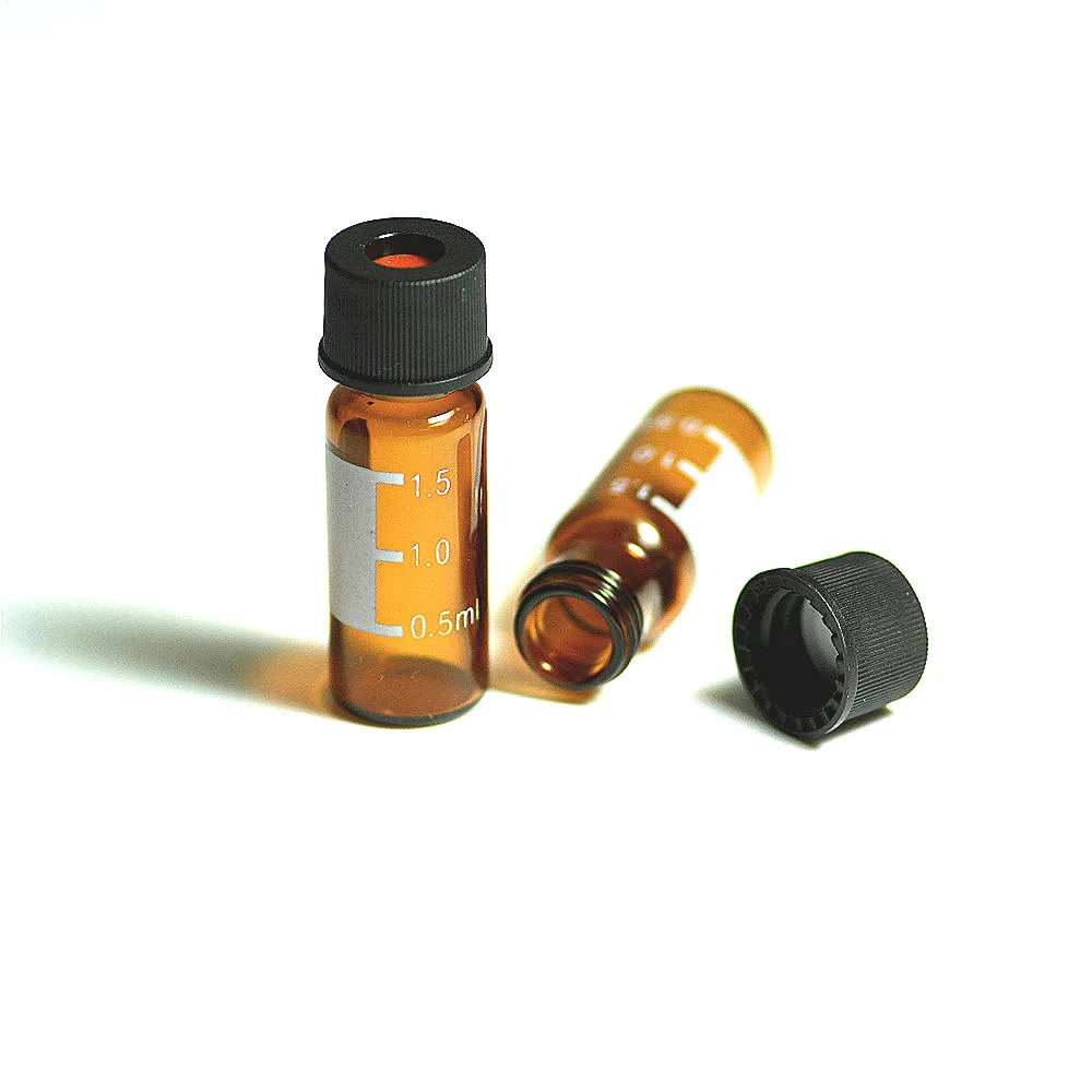 Черный с открытым верхом полипропиленовый колпачок красный PTFE/Белый силиконовый