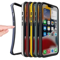 slim silicone bumper case for iphone 13 pro max 12 mini luxury flexible thin shockproof anti slip soft frame accessories