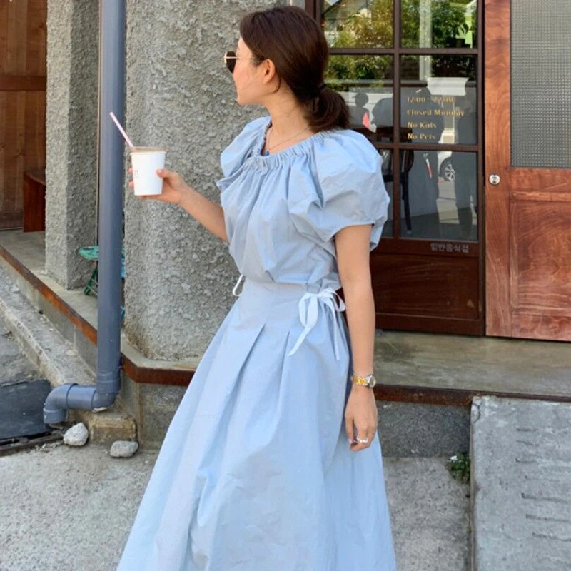 [EWQ] Новинка лета 2020 элегантный длинный халат простой Повседневный Женский