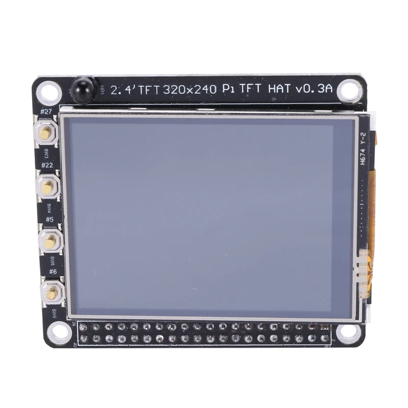 2.4 Inch 320X240 Press Screen TFT LCD Display Hat with Buttons IR Sensor for Raspberry Pi 4B/3B/2B+/ | Компьютеры и офис