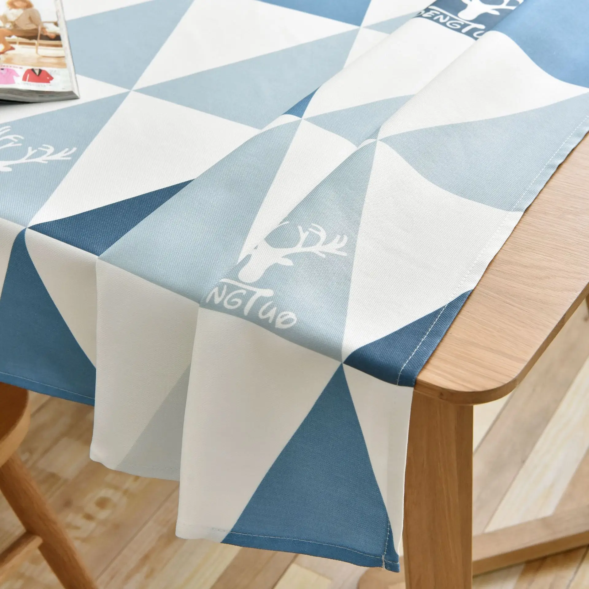 Простая Водонепроницаемая скатерть с гордой розой наволочка геометрическим