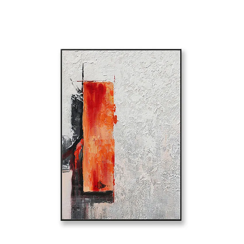 

Nordic style simple Modern abstract texture picture for home decor Handmade canvas oil painting wall art poster for entrance