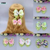 wholesale new ribbon hair clips for girls silk hairpins cute spinki do wlosow barrettes hair accessories c01 2