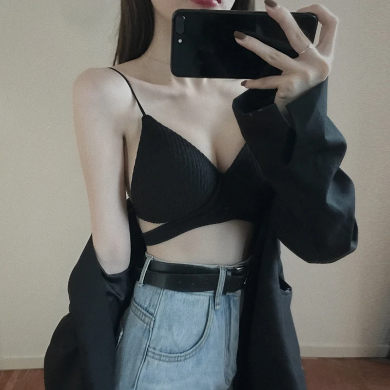 

Французское нижнее белье, женский бюстгальтер пуш-ап с маленькой грудью, привлекательный тонкий бюстгальтер с красивой спинкой, новинка 2021,...