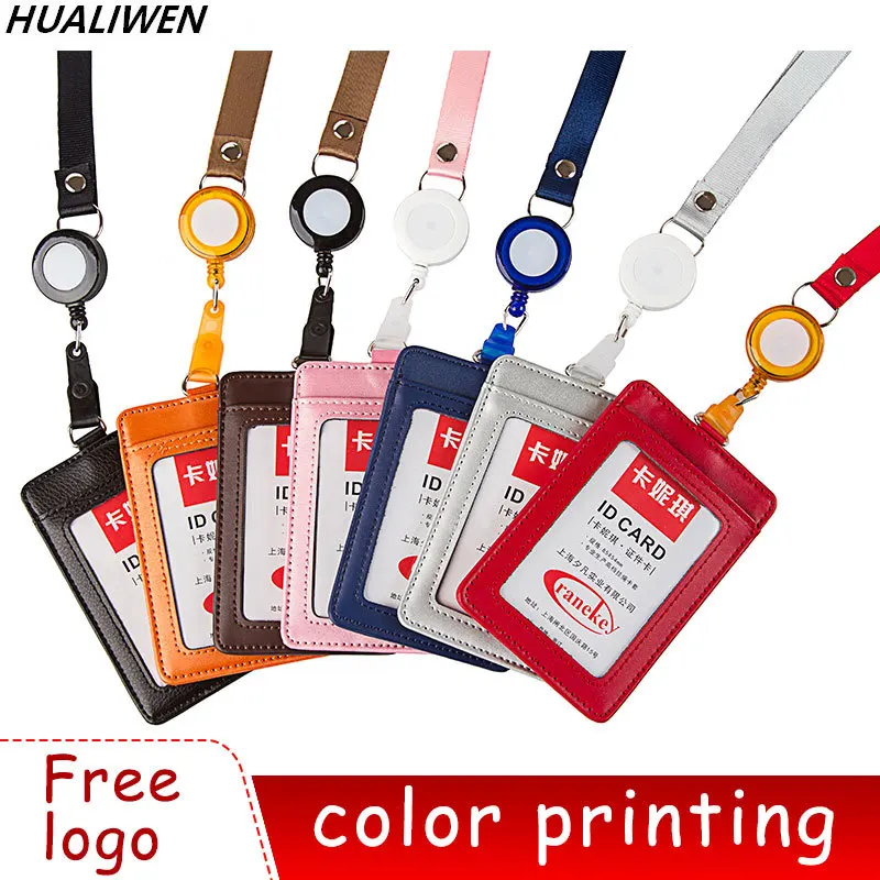 Нагрудный Чехол для карт из натуральной кожи