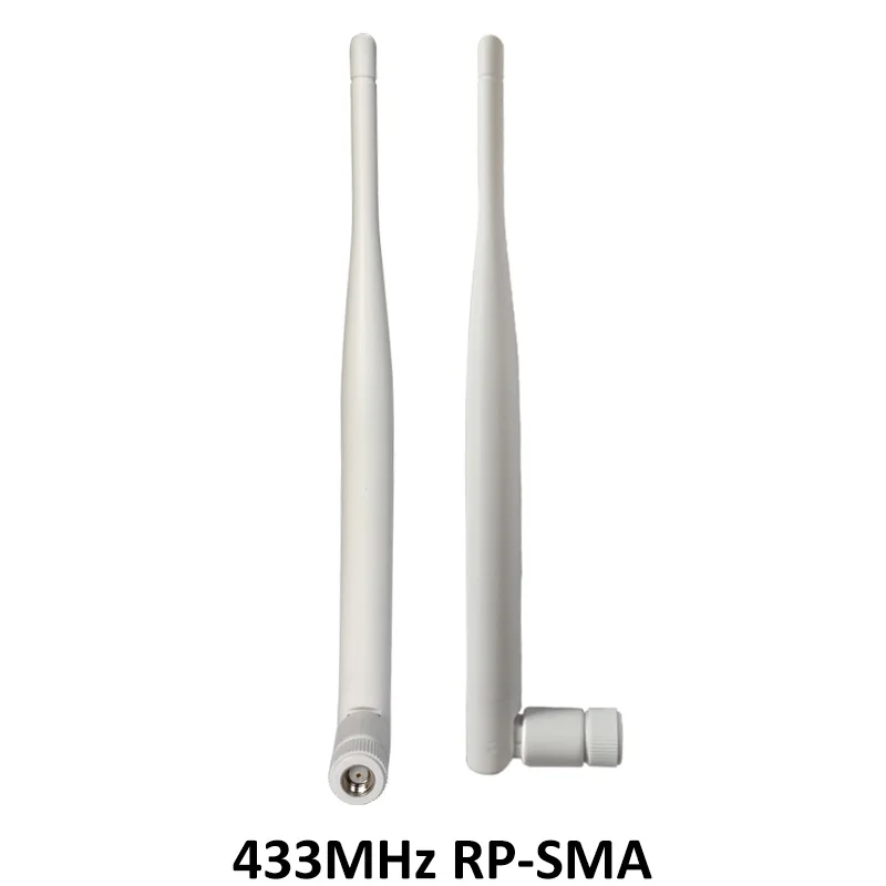 5 шт. 433 МГц Антенна 5dbi GSM RP SMA разъем резиновая Lorawan антенна + 20 см IPX к мужской