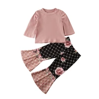 pudcoco us stock 0 4 years toddler kids baby girls autumn clothes set tops t shirt long pants outfits clothes set tracksuit