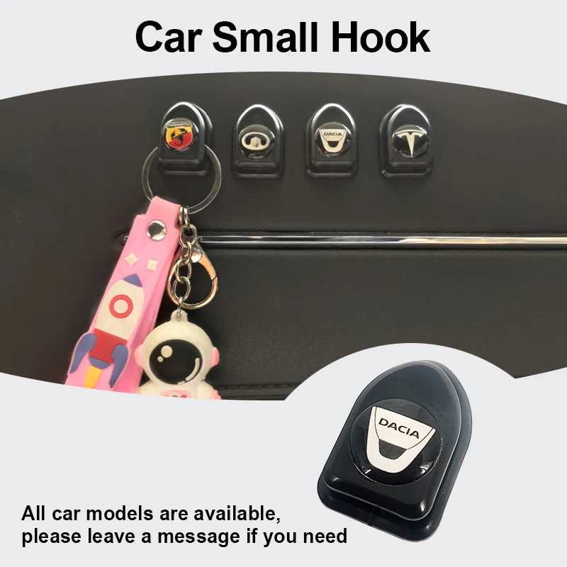 

4pcs Fashion Car Logo Clip Seat Storage Hook Tools for BYDs F3 S6 F0 Chave Battery Sc 2000 Ffp2 Gti 600 Blade G3 Car Accessories