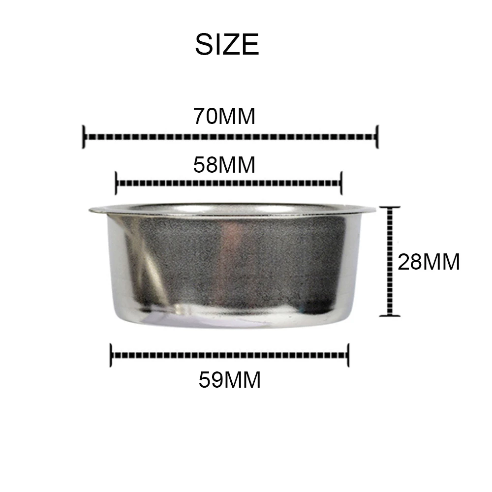 Корзина с фильтром 58 мм корзина для кофе без фильтра многоразовая совместимая