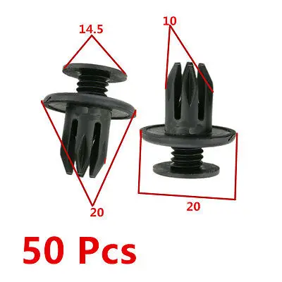 

50x для BMW Mini Передняя и задняя внутренняя свода колеса брызговик отделка зажимы крепление