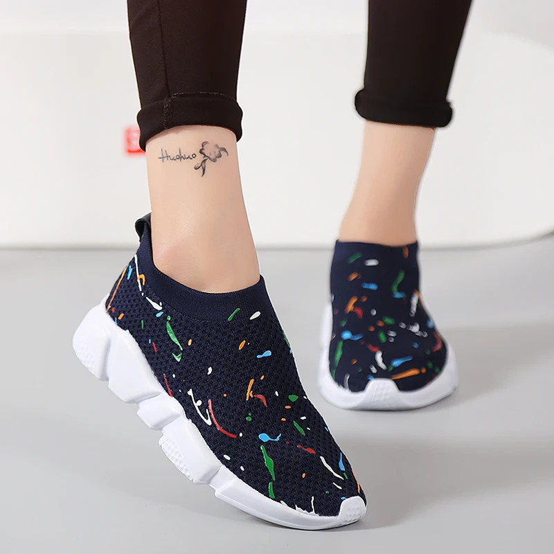 Мужские теннисные туфли Flying weaving сетчатые удобные дышащие кроссовки