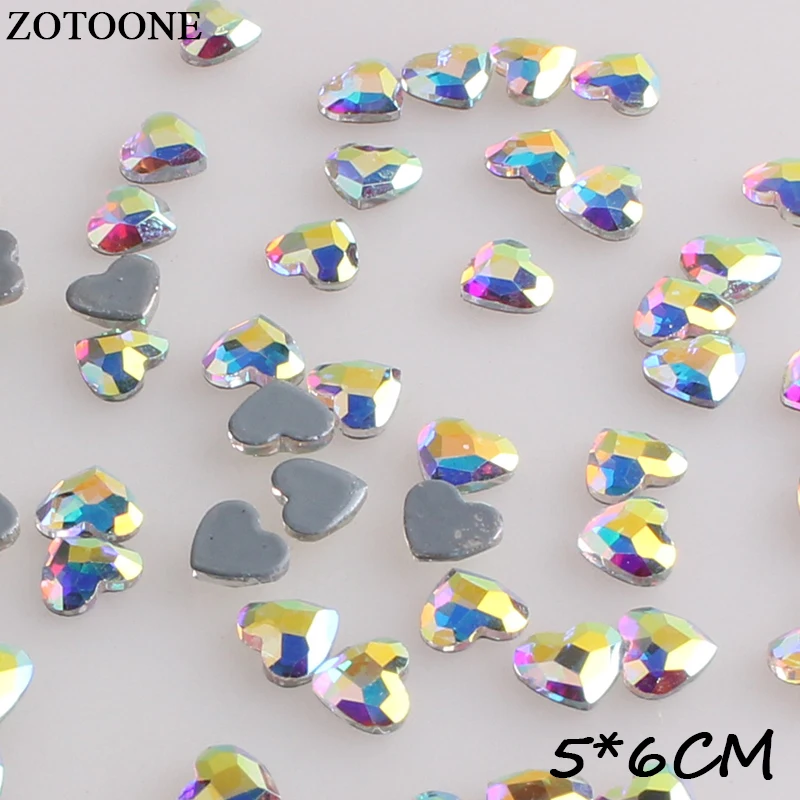 ZOTOONE/высококачественные блестящие стразы на плоской подошве с кристаллами