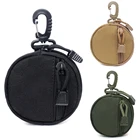 Тактическая сумка-кошелек 1000D, карман для аксессуаров, водонепроницаемая сумка для денег, военный карман для монет с крючком, поясная сумка для охоты